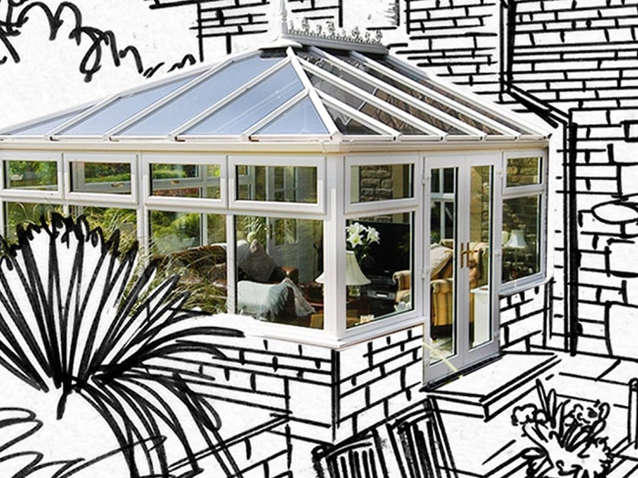 Sunroom example in Glasgow