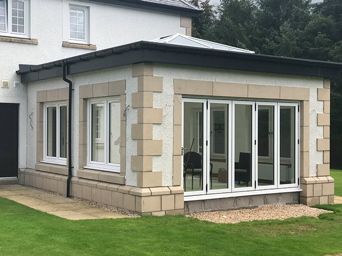 Sunroom example in Lanarkshire